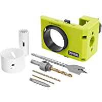 Ryobi A99DLK4 Wood and Metal Door Lock Installation Kit for Installing Deadbolts and Locksets